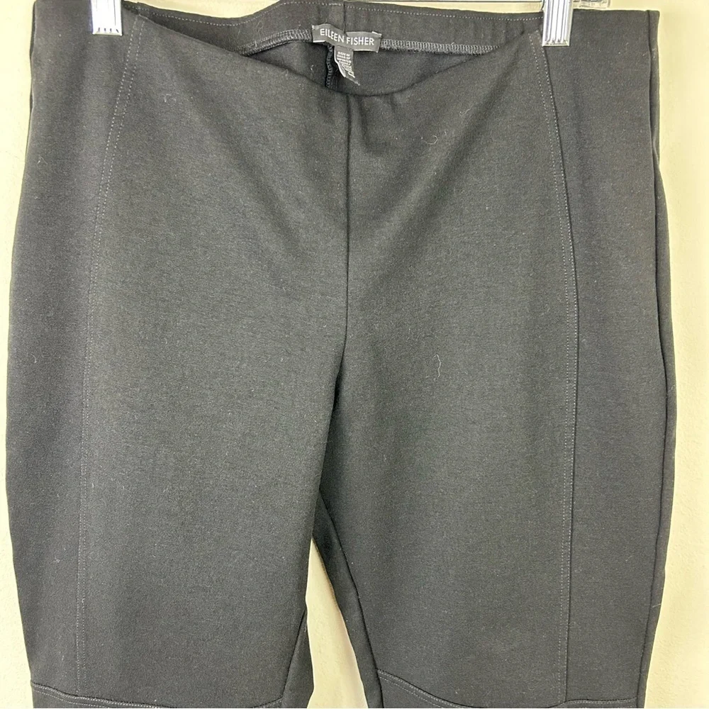Eileen Fisher Ponte Knit thick pull-on pants size: L - Picture 3 of 9